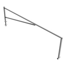 Schulte Anbauregal Steckregal MULTIplus150 2500 x 750 x 600 mm 6 Fachböden Kreuzstrebe RAL 5010 enzianblau/verzinkt/verzinkt