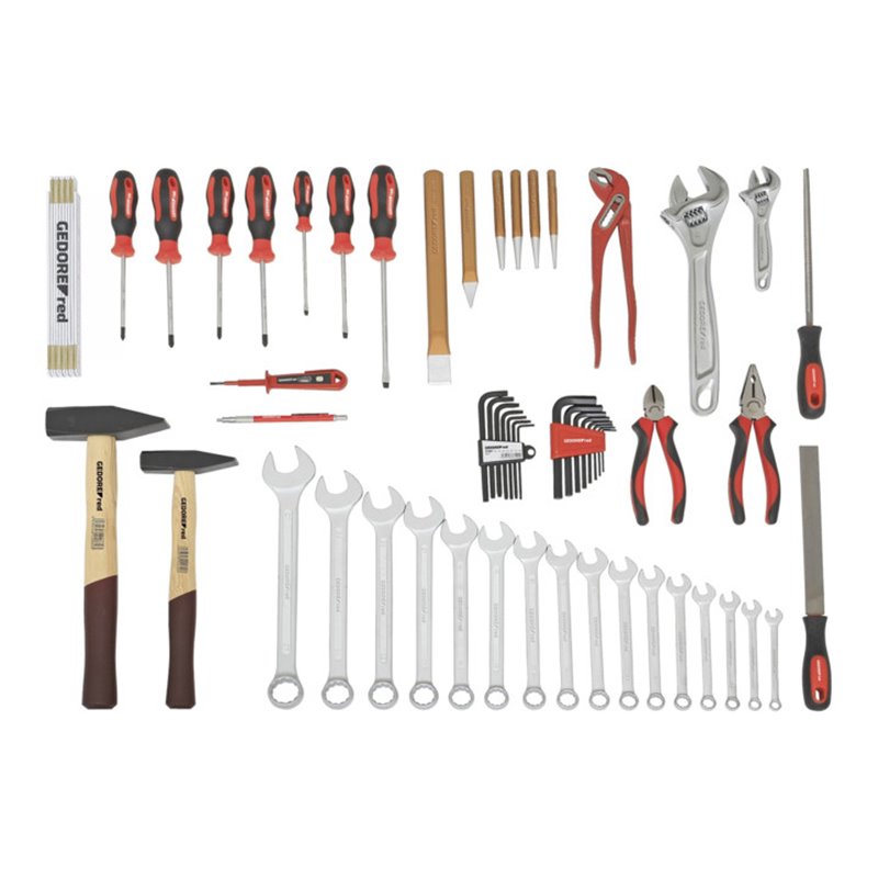 Gedore R21650059 Werkzeugsatz ALLROUND im Werkzeugkoffer 59-teilig