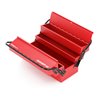 Gedore red Werkzeugkasten, 5 Fächer, groß, leer, Maße (LxBxH): 260x535x210 mm, rot, Stahlblech, Sortierbox, R20600073