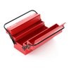 Gedore red Werkzeugkasten, 5 Fächer, groß, leer, Maße (LxBxH): 260x535x210 mm, rot, Stahlblech, Sortierbox, R20600073