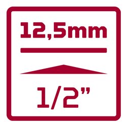 Gedore R15551000 Ölfilterschlüssel 3/8' 19mm für 65-120mm