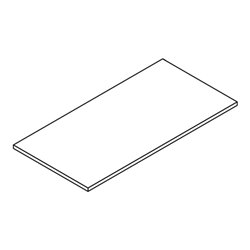 Säbu Fachebene B 1290 x T 830 mm für MB 2, MB 4 und MB 8 22 mm Holzwerkstoffplatte
