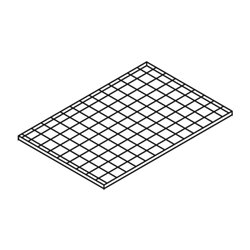 Säbu Gitterrost-Regalboden B 2000 x T 750 mm 224 und 348