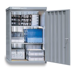 FLADAFI® Magazinbox MB 8 Verzinkt, montiert, mit Boden