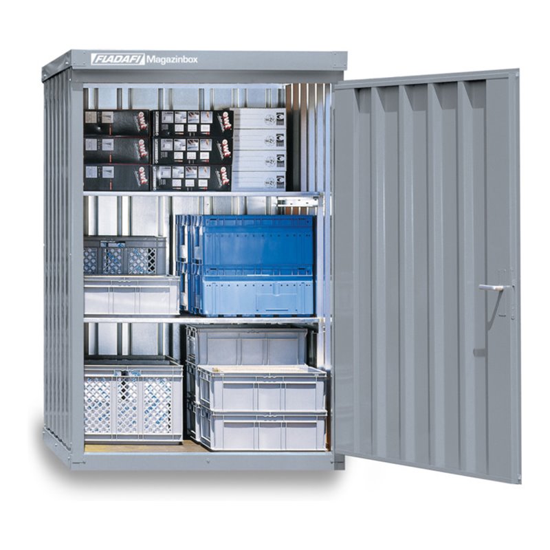 FLADAFI® Magazinbox MB 8 Verzinkt, montiert, mit Boden