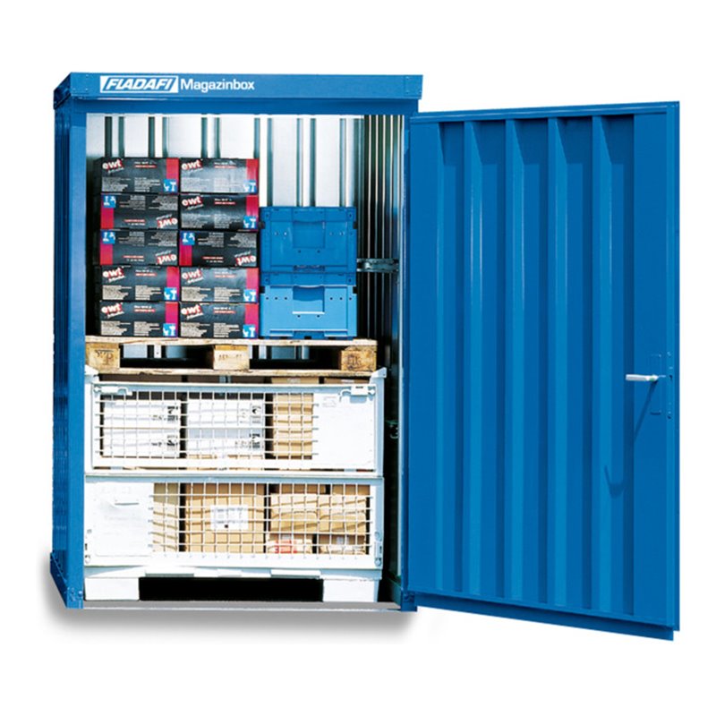 FLADAFI® Magazinbox MB 8 Verzinkt, montiert, ohne Boden