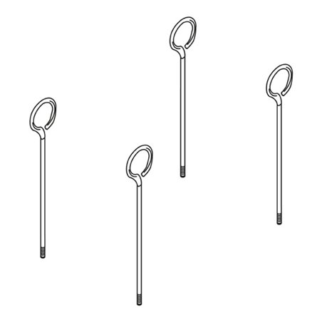 Säbu Kranaufhängung für Leertransport für SAFE-Tank ST 200 - ST 1900