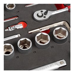 STIER Werkstattwagen bestückt, 92-teilig