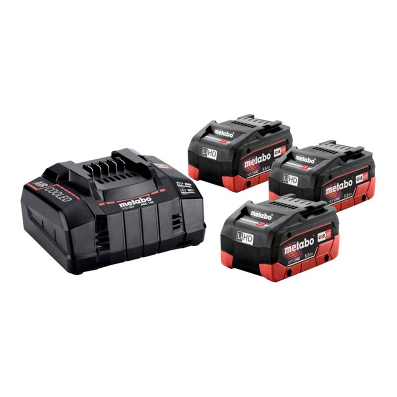 Metabo Basis-Set 3 x LiHD 5.5 Ah