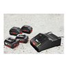Bosch Akku Starter-Set: 2 x ProCORE 18 Volt 12,0 Ah GAL 18V-160 C und GCY 30-4