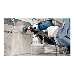 Bosch Schlagbohrmaschine GSB 24-2 mit 7-teiligem Holzbohrer-Set Lochsäge-Set