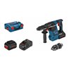 Bosch Akku-Bohrhammer mit SDS plus GBH 18V-26 F mit 2 x 8 Ah Akkus ProCORE 18 V