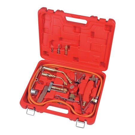 Rothenberger Hart-/Weichlötgarnitur Turbolötset 2000GradC im Ku.-Koffer 15tlg.Propan