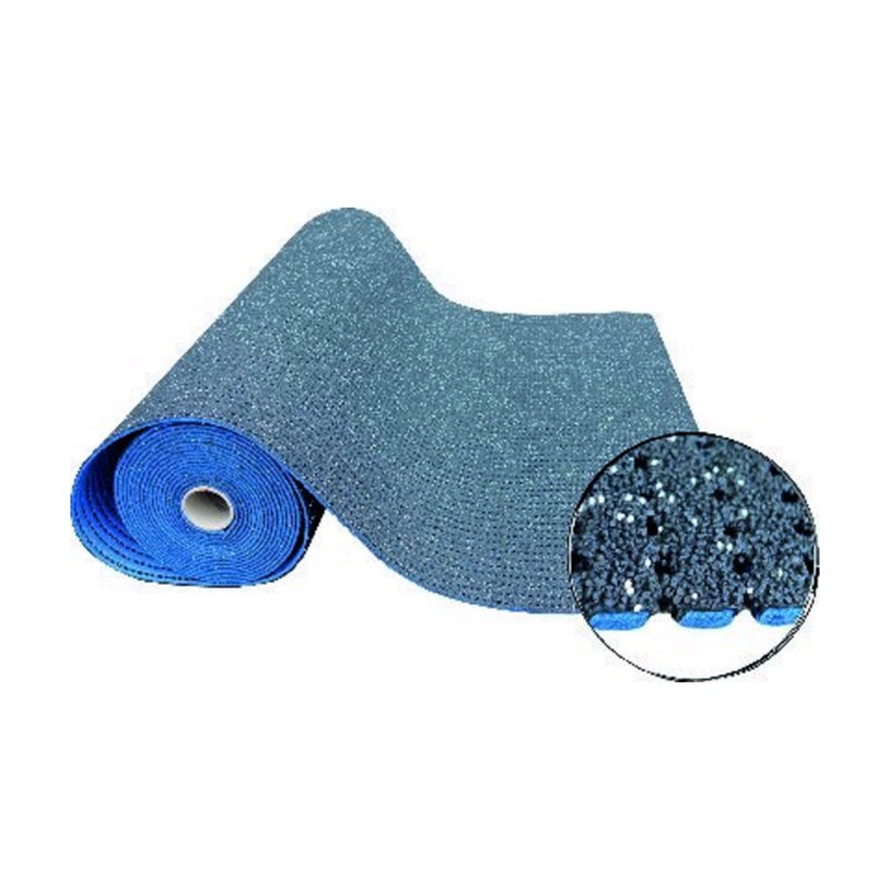 Sicherheits-Bodenbelagsmatte BLACK-CAT Permagrip -BCG- B.1,2m L.2,5m D.8mm blau