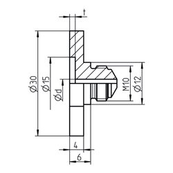 Gesipa PG 17/29 K16 Gelenkmundstück