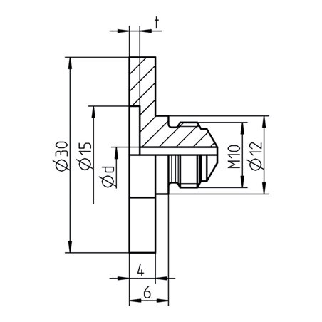 Gesipa PG 17/29 K16 Gelenkmundstück