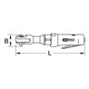 KS Tools 3/8' MONSTER Hochleistungs-Druckluft-Umschaltratsche