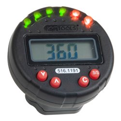 KS Tools Digitaler Drehwinkelmesser mit Magnet, Ø 55,0 mm