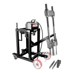 KS Tools Achsschenkelbolzen-Presse, 75t, mit Hülsen-Satz, 29-tlg.