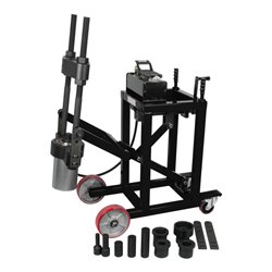 KS Tools Achsschenkelbolzen-Presse, 75t, mit Hülsen-Satz, 29-tlg.