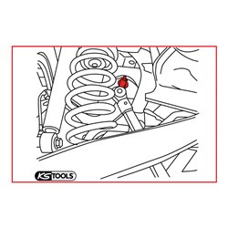 KS Tools 1/2' Sturzeinstellschlüssel für VAG