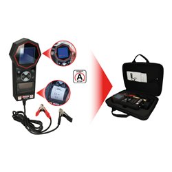 KS Tools 12 V / 24 V Digital-Batterie- und Ladesystemtester mit integriertem Drucker