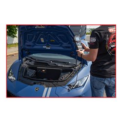 KS Tools 12 V / 24 V Digital-Batterie- und Ladesystemtester mit integriertem Drucker