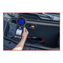 KS Tools 12 V / 24 V Digital-Batterie- und Ladesystemtester mit integriertem Drucker