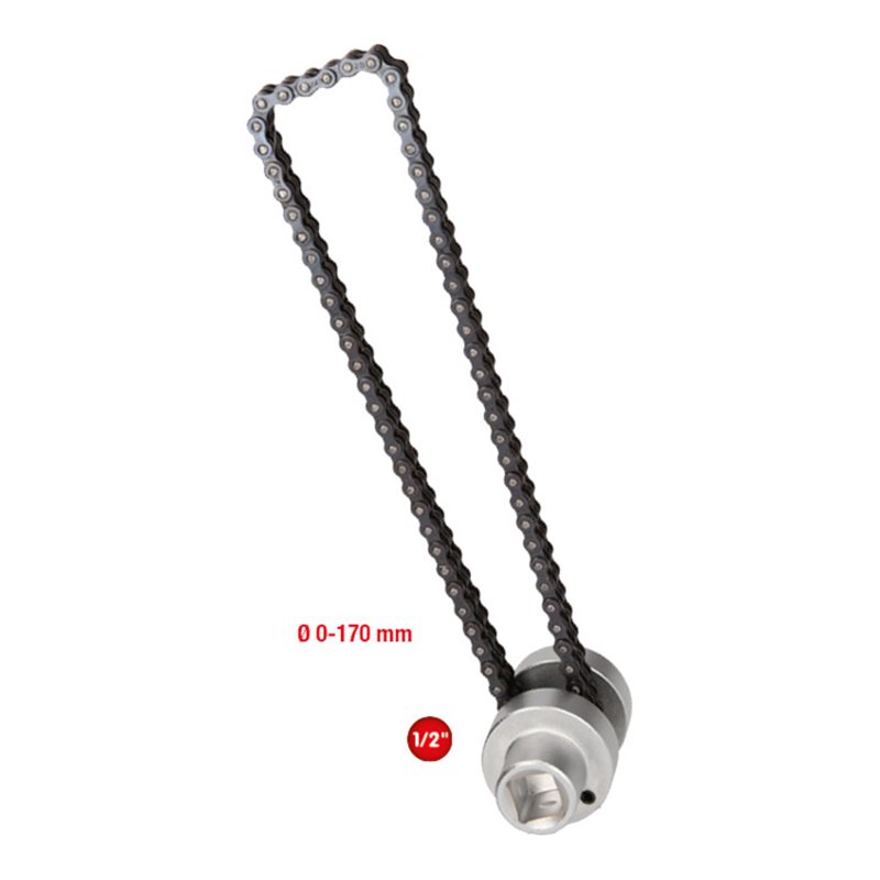 KS Tools Ölfilter- und Lufttrocknerpatronen-Kettenschlüssel, Ø 170 mm
