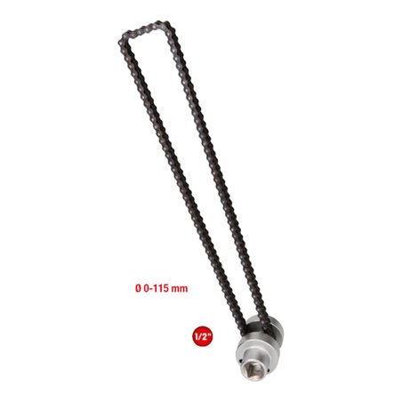 KS Tools Ölfilter- und Lufttrocknerpatronen-Kettenschlüssel, Ø 115 mm