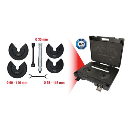 KS Tools Universal-Teleskop-Centerspanner-Satz für innenliegende Federn, 9-tlg.