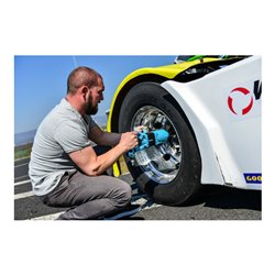 HAZET Schlagschrauber 9014P-1 ∙ Lösemoment maximal: 3400 Nm ∙ Vierkant massiv 25 mm (1 Zoll) ∙ Direkthammer-Schlagwerk