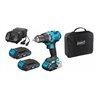 HAZET Akku Bohrmaschinen-Satz, 18 V, 2 Ah, 4teilig 9230-2/4 ∙ Anzahl Werkzeuge: 4