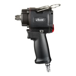 VIGOR Außenvierkant Antrieb 12,5  1/2 Zoll Schlagschrauber, Mini V5671 ∙ 1000 Nm ∙ Vierkant massiv 12,5 mm (1/2 Zoll) ∙ Jumbo Ha