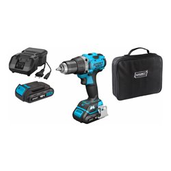 HAZET Akku-Bohrmaschinen-Satz, 18 V, 2 Ah, 3teilig 9230-2 ∙ Anzahl Werkzeuge: 3