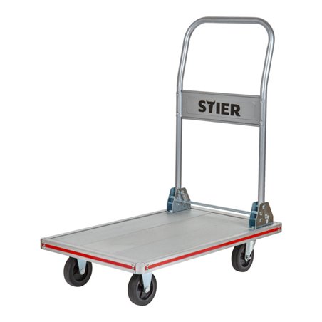 STIER Aluminium-Plattformwagen klappbar LxB 680x415