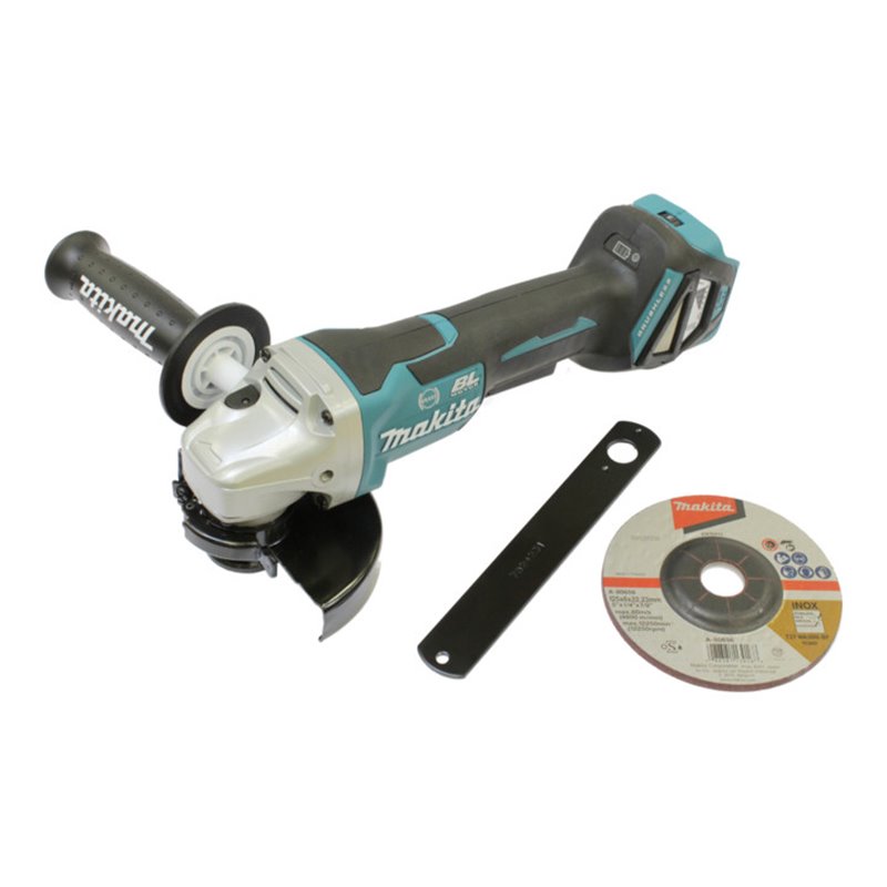 Makita Akku-Winkelschleifer DGA517Z 18,0 V mit Paddleschalter (ohne Akku, ohne Ladegerät)