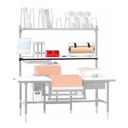 Rocholz Ablagebord SYSTEM 2000 BxT 1600x400 mm