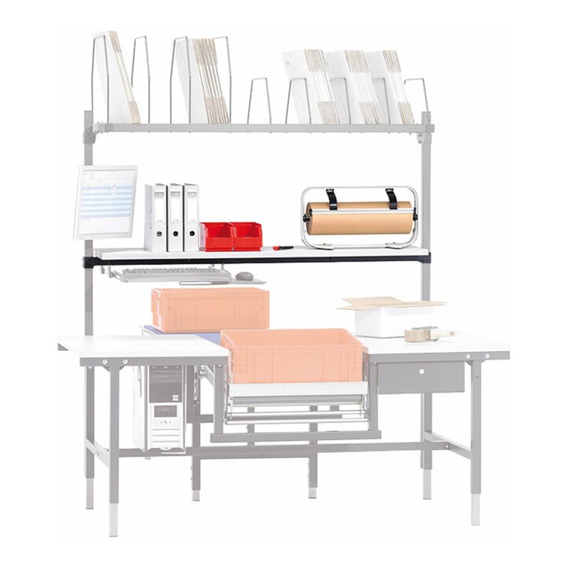 Rocholz Ablagebord SYSTEM 2000 BxT 1600x400 mm