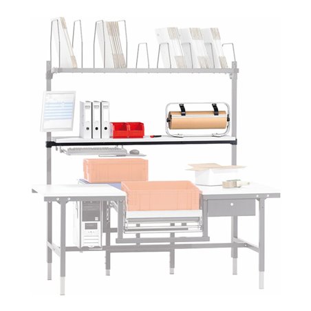 Rocholz Ablagebord SYSTEM 2000 BxT 1600x400 mm