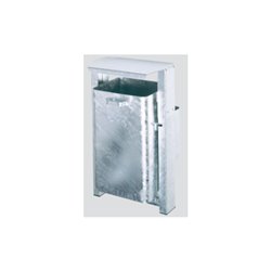 VAR Abfallsammler Typ AG 08 zur Wand- oder Rohrbefestigung mit Dach feuerverzinkt 40 l