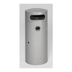 VAR Abfallsammler/Ascher KS 70 silber 70 l