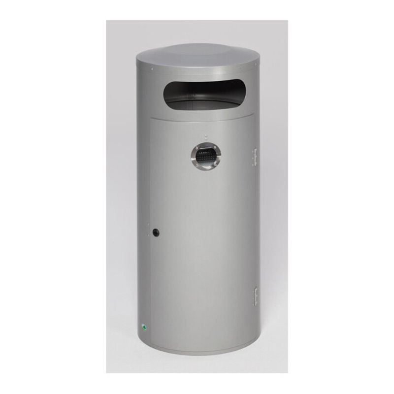 VAR Abfallsammler/Ascher KS 70 silber 70 l