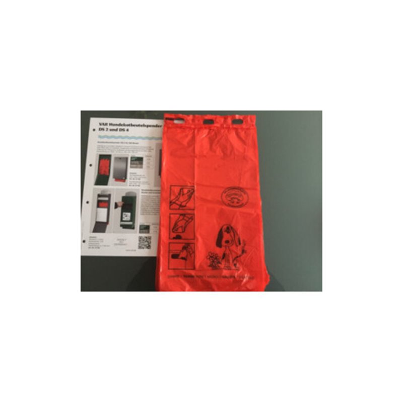 VAR Hundekotbeutel rot 1000 Stück