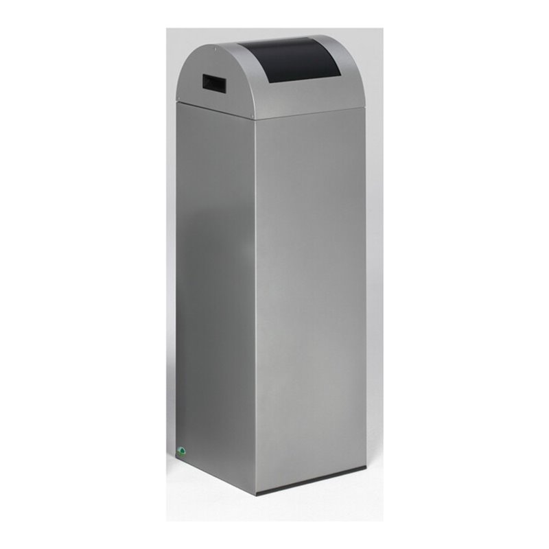 VAR Wertstoffsammelgerät WSG 85 R Korpus silber Einwurfklappe anthrazit 89 l