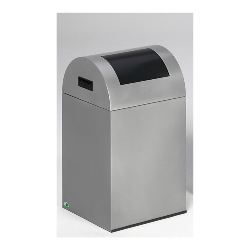 VAR Wertstoffsammelgerät WSG 40 R Korpus silber Einwurfklappe anthrazit 43 l