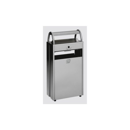 VAR Abfallsammler/Ascher B 48 silber 9 l/60 l