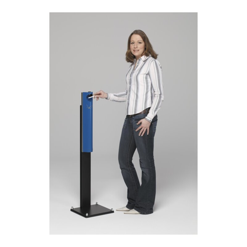 VAR Wandascher B 12 verschließbar mit Standfuss enzianblau 3,5 l