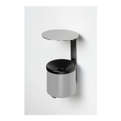 VAR Wandascher WH 16 mit Dach VA silber 2,4 l