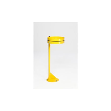 VAR Abfallsammler mit Bodenplatte gelb